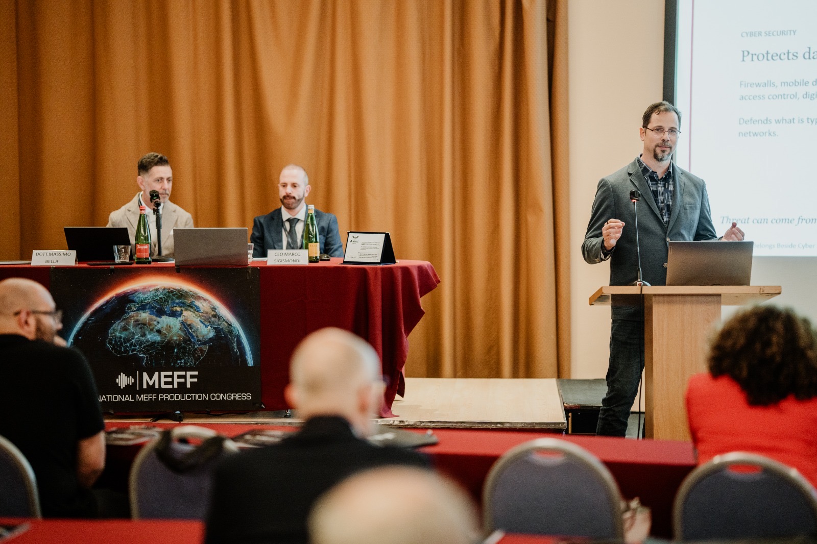 Damir First with Marco Sigismondi, President of MEFF Production